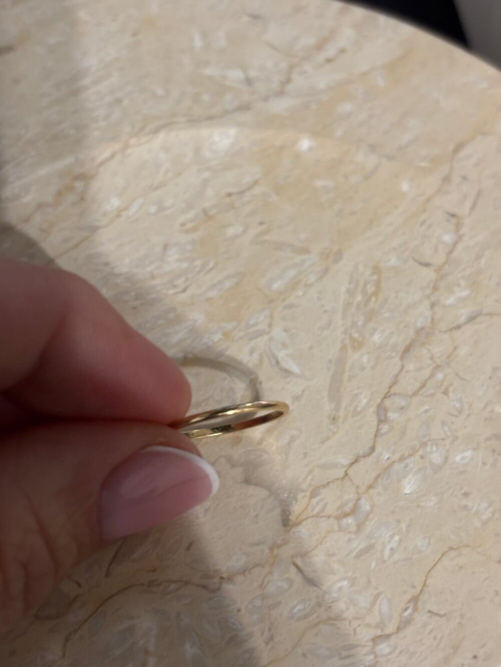 Stacker Ring 14K solid Gold - Picture 11 of 13